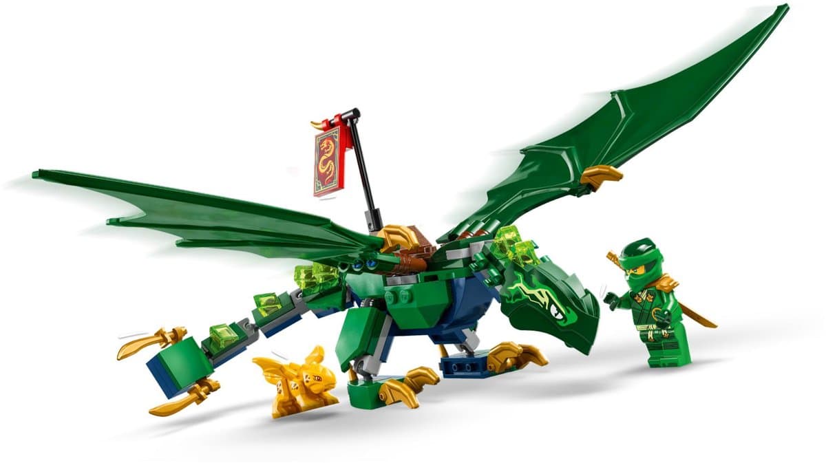 LEGO Ninjago Lloyds groene bosdraak 71829 - bouwset met draak thumbnail 7