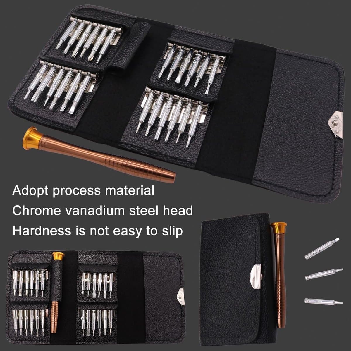 Daity 25-in-1 Universele Schroevendraaierset — Reparatieset voor DJI Mavic 2/2S - Phantom 3/4/4 Pro - Mavic 2/3 - Mini 2/SE/Mini 3 Pro - Spark - Avata-drones en andere elektronische apparaten thumbnail 3