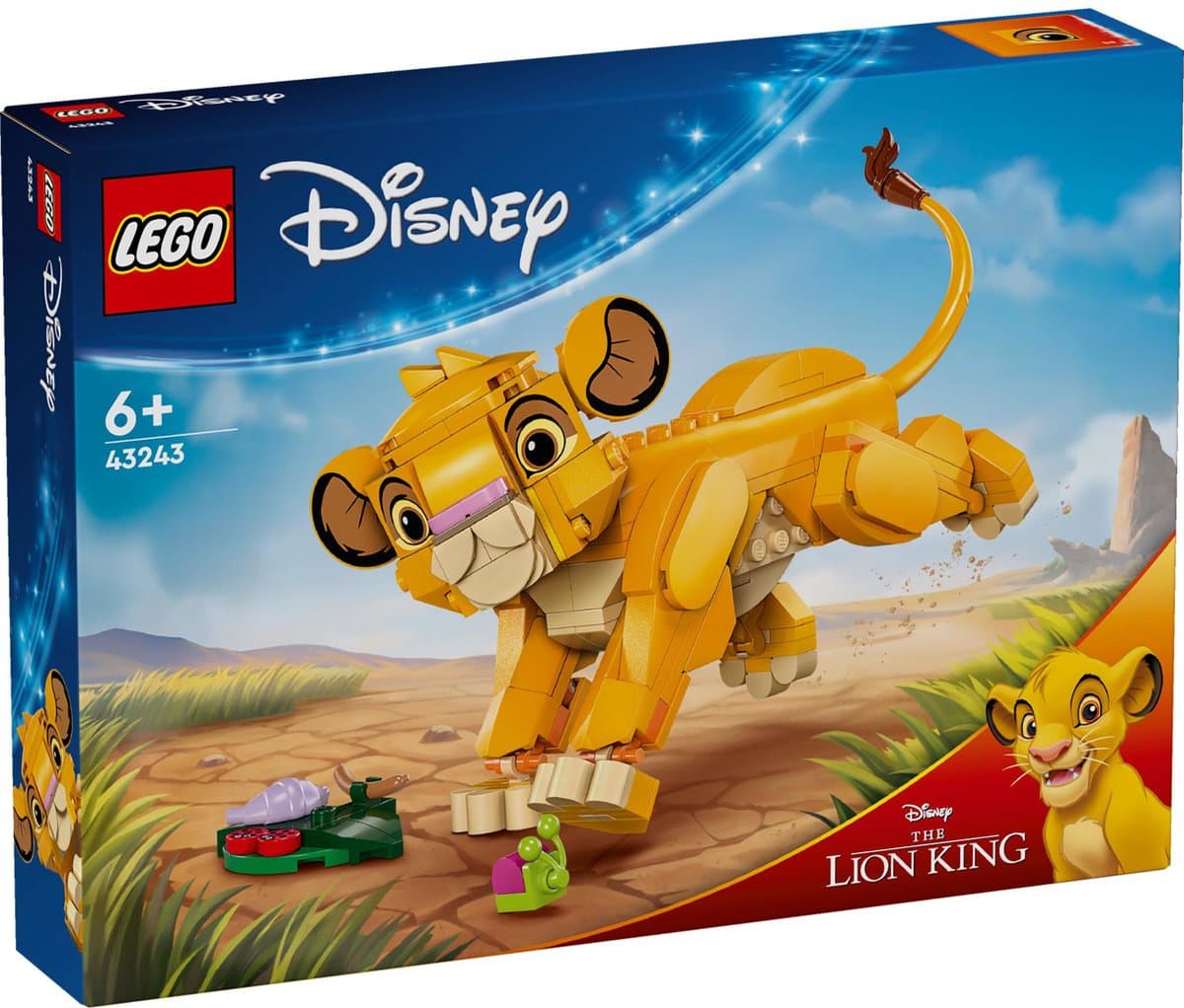 LEGO Disney Simba als welp - draaibare kop, beweegbare poten