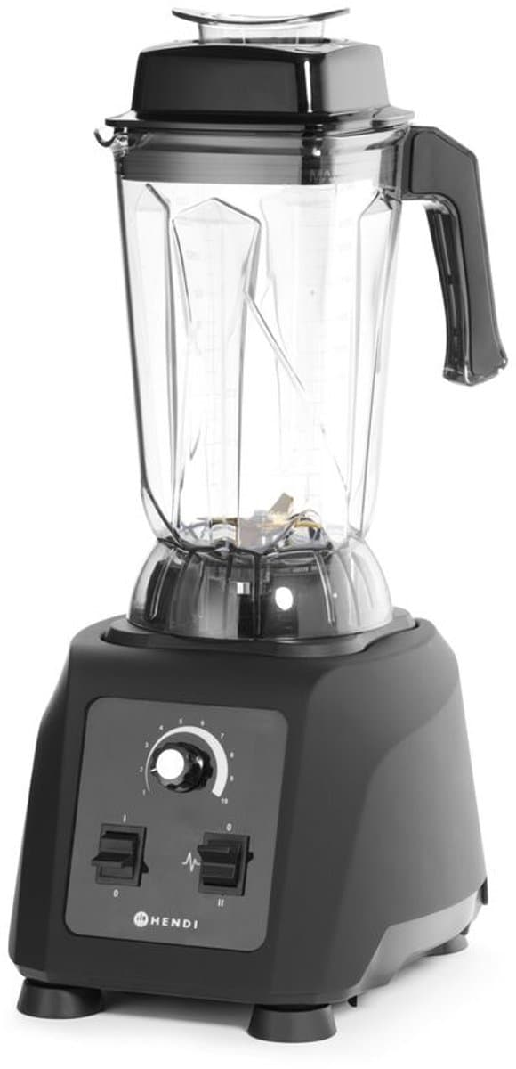 HENDI Krachtige bar blender – 2,5L – 10 snelheden – Pulse functie – Zwart thumbnail 4