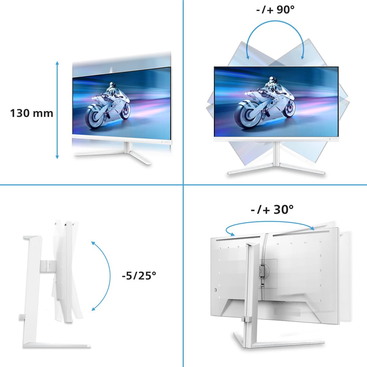 Philips Evnia 27M2N5901A - Dual-Mode 4K/FHD Gaming Monitor met AI Ambiglow thumbnail 2