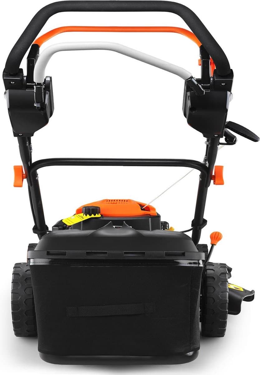 FUXTEC 4-in-1 Benzine Grasmaaier FX-RM5196PRO – 6 pk (4,4 kW) – 51 cm Maaibreedte – Flexibele Aandrijving – 4-Takt – Maaihoogte 25–75 mm – 60 L Grasopvangbak – Mulchen & Zij-uitworp thumbnail 8