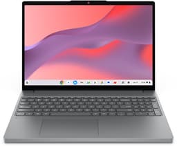 Productfoto van Lenovo Chrome 15ITN10 Intel N N355 Chromebook 38,9 cm (15.3") WUXGA 8 GB LPDDR5x-SDRAM 128 GB UFS Wi-Fi 6E (802.11ax) ChromeOS Engels Grijs