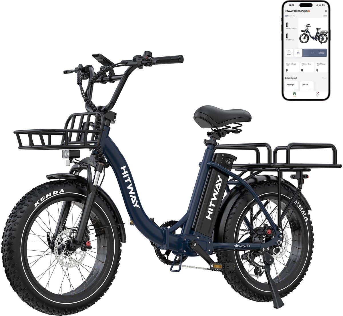 HITWAY BK6S Plus 250W fatbike 48V 27Ah