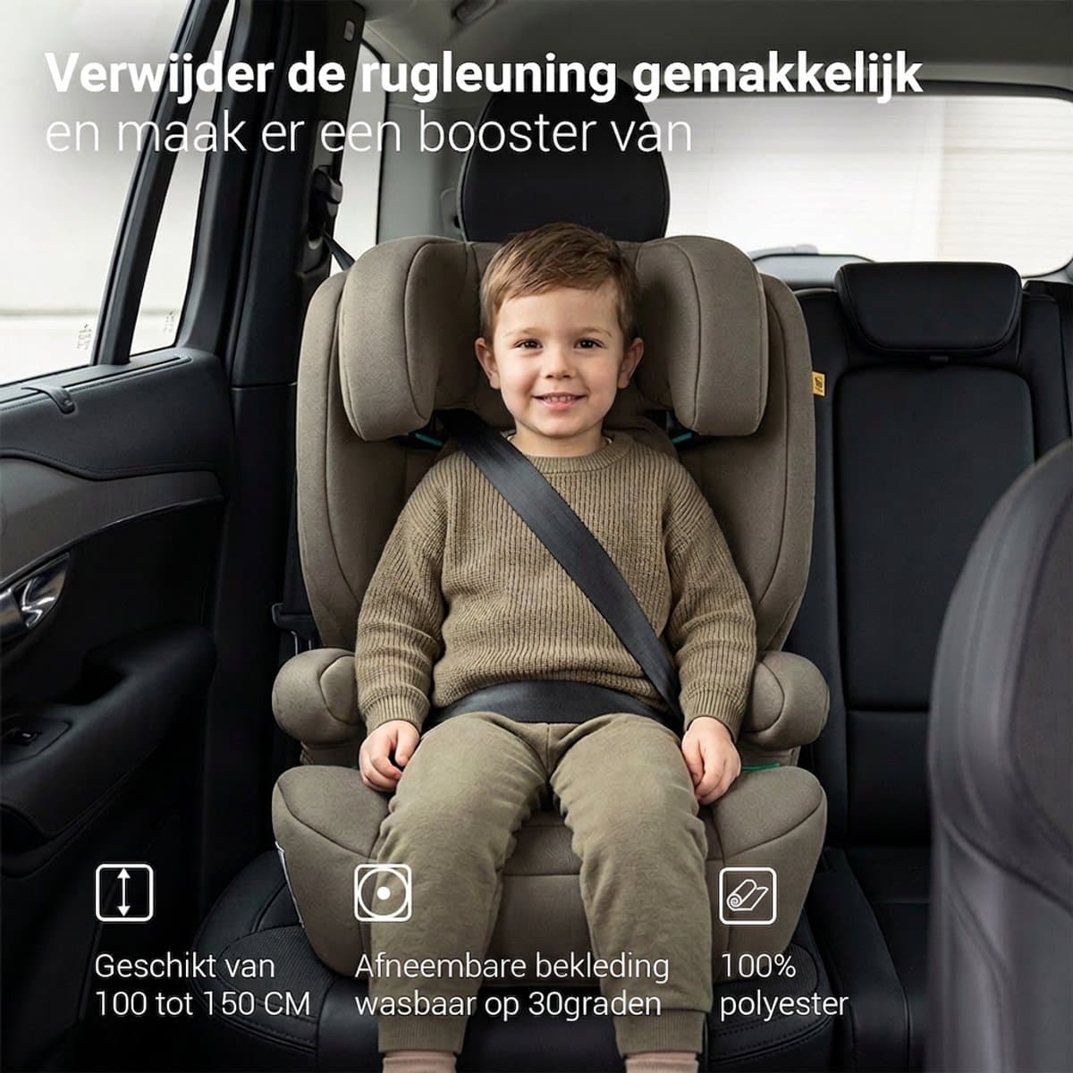 Novi Baby James Premium Autostoel - i-Size - met Isofix - 100-150 cm thumbnail 6