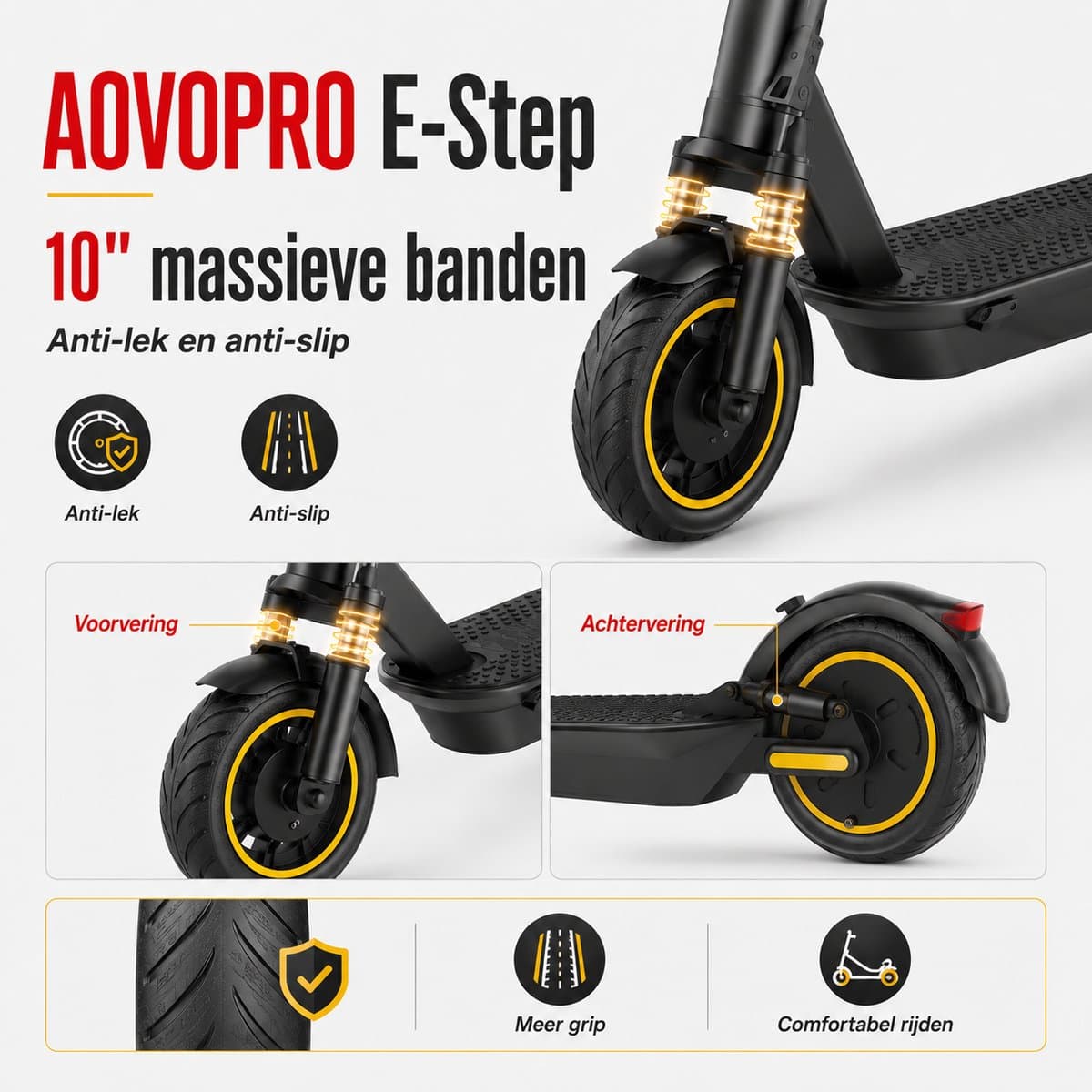 AOVOPRO ESMAX: 350W step, 35km actieradius, app-bediening thumbnail 4