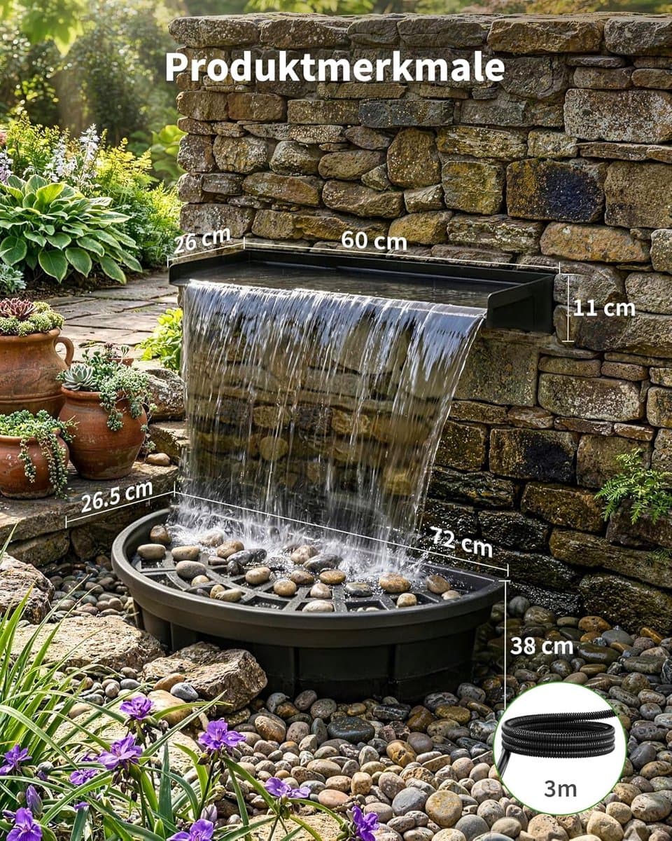 POPOSOAP RGB-onderwaterverlichting voor vijvers met timer, 20 dimbare kleuren, IP68-waterdichte dompelbare LED-fonteinverlichting, afstandsbediening, voor vijvers, aquaria, tuinen en zwembaden (4-in-1) [Energieklasse C] thumbnail 2
