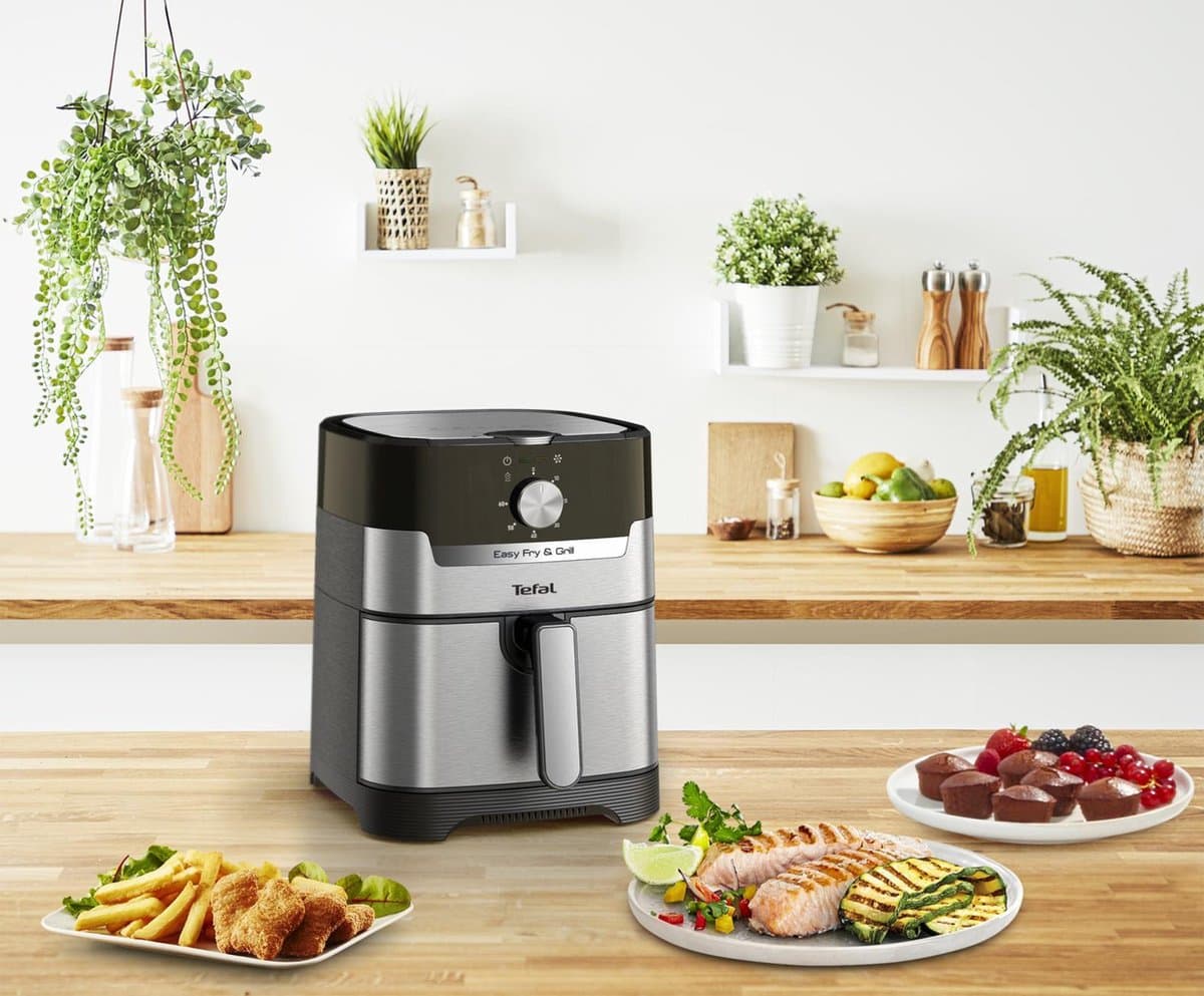 Tefal Easy Fry & Grill 2-in-1 EY501D - Heteluchtfriteuse - Grill - XL thumbnail 8