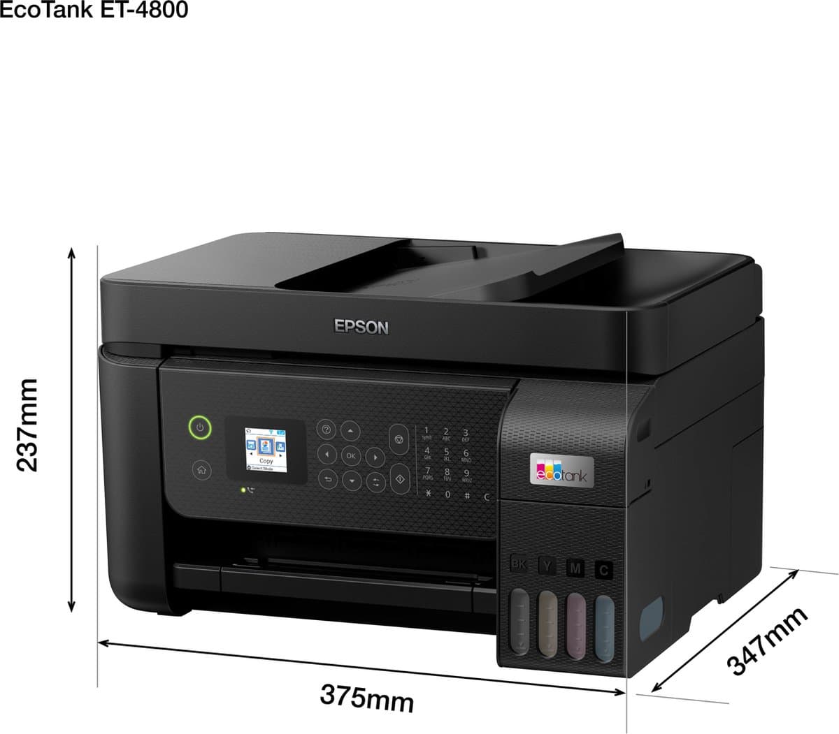 Epson EcoTank ET-4800 - All-In-One Printer - Inclusief tot 3 jaar inkt thumbnail 8