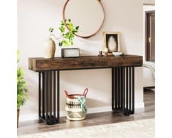 Tribesigns Consoletafel Industrieel Hout/Metaal - afbeelding 1