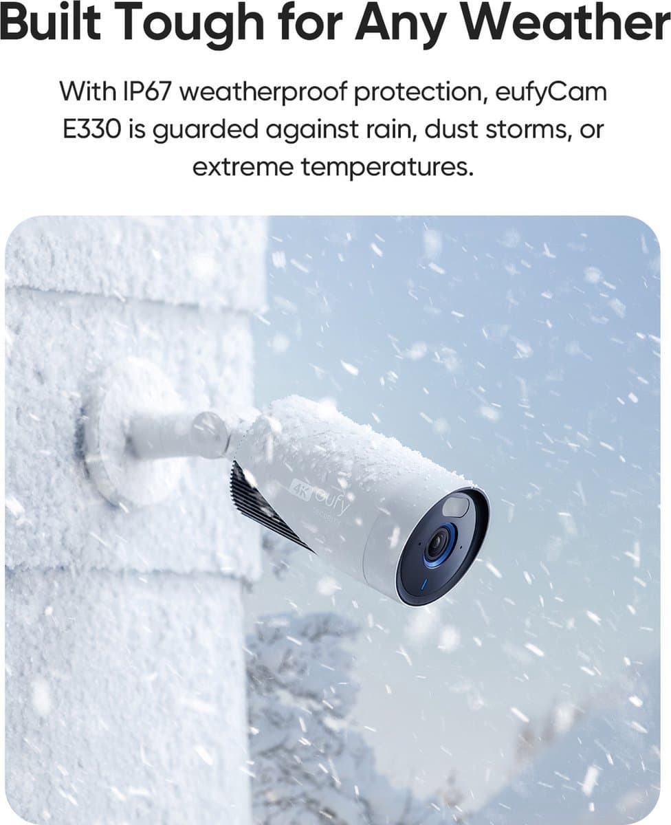 eufy E330 Buitencamera met HomeBase 3 – 4K en 24/7 opname thumbnail 5