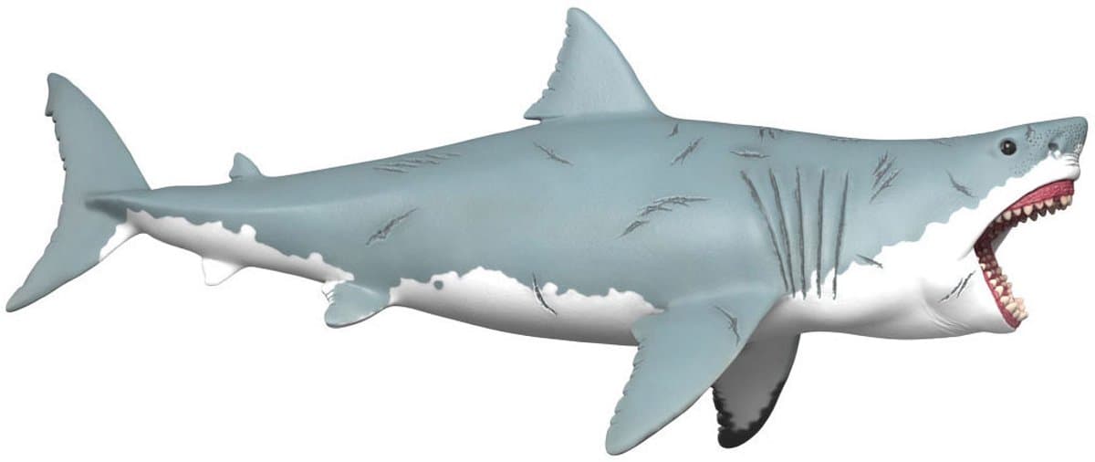 Schleich Megalodon speelfiguur: prehistorische haai 17cm thumbnail 7