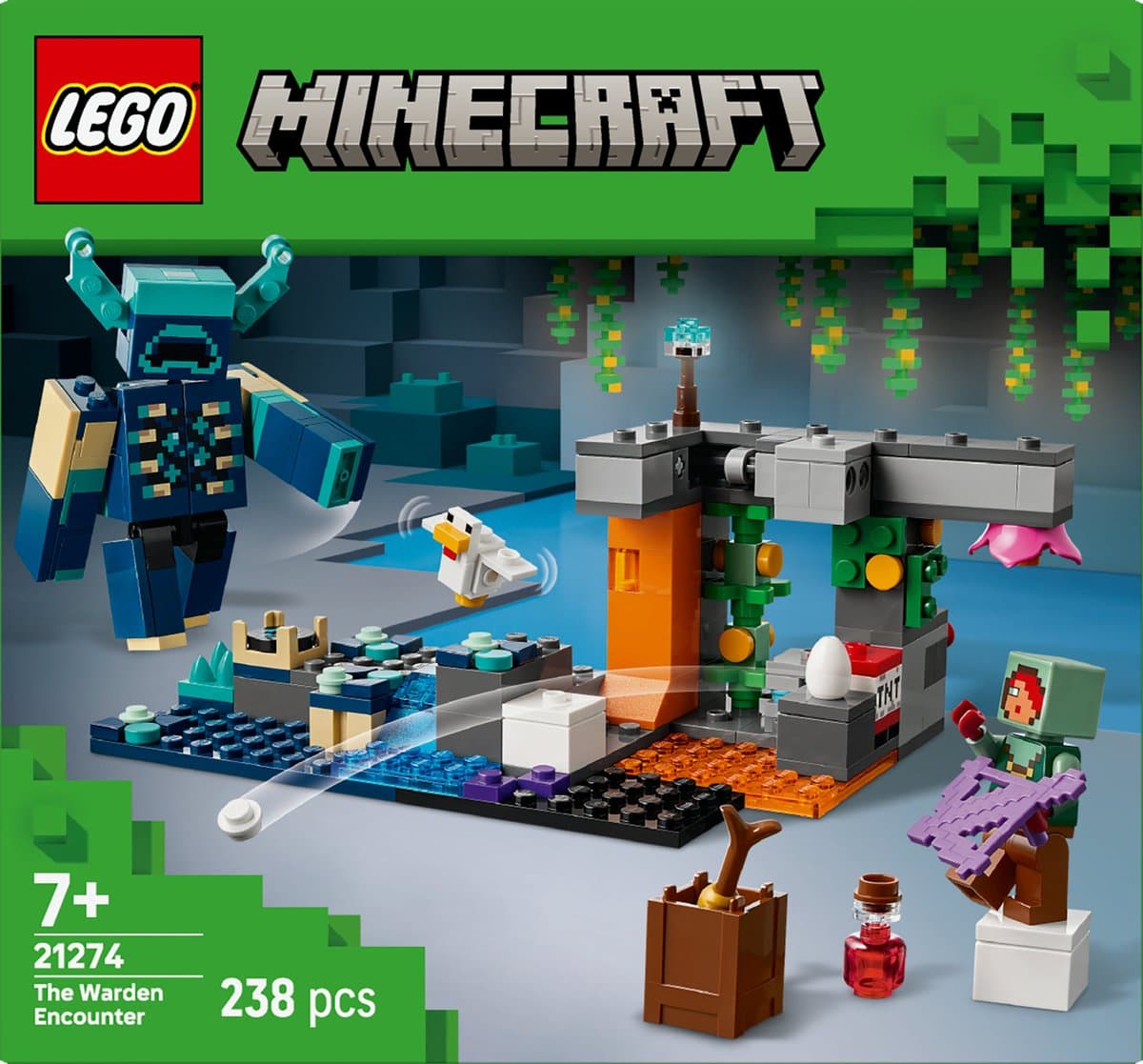 LEGO Minecraft De ontmoeting met de Opzichter - bouwset thumbnail 5