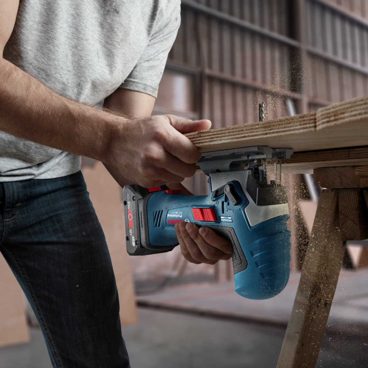 Bosch GST 18V-125 S: borstelloze accu-decoupeerzaag 18V