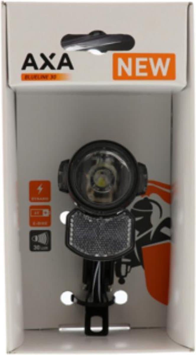 AXA Blueline 30 T - Fietslamp voorlicht - LED Koplamp - Auto On Fietsverlichting â€“ Steady - Dynamo - 30 Lux thumbnail 4