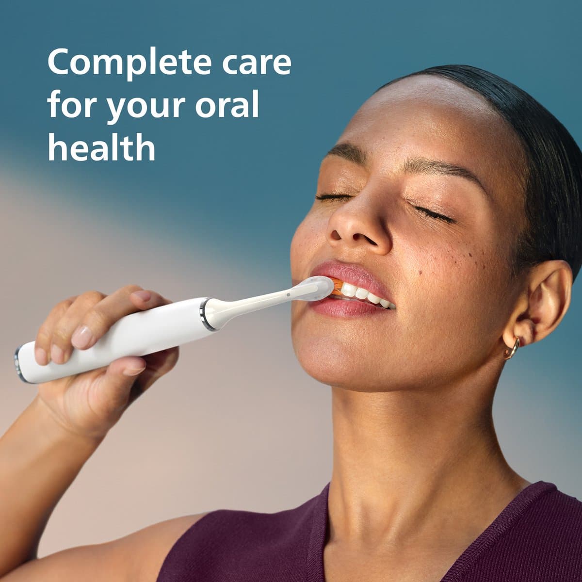 Philips Sonicare DiamondClean Smart Series 9000 - Elektrische tandenborstel - Wit - Oplaadglas - HX9917/88 thumbnail 4