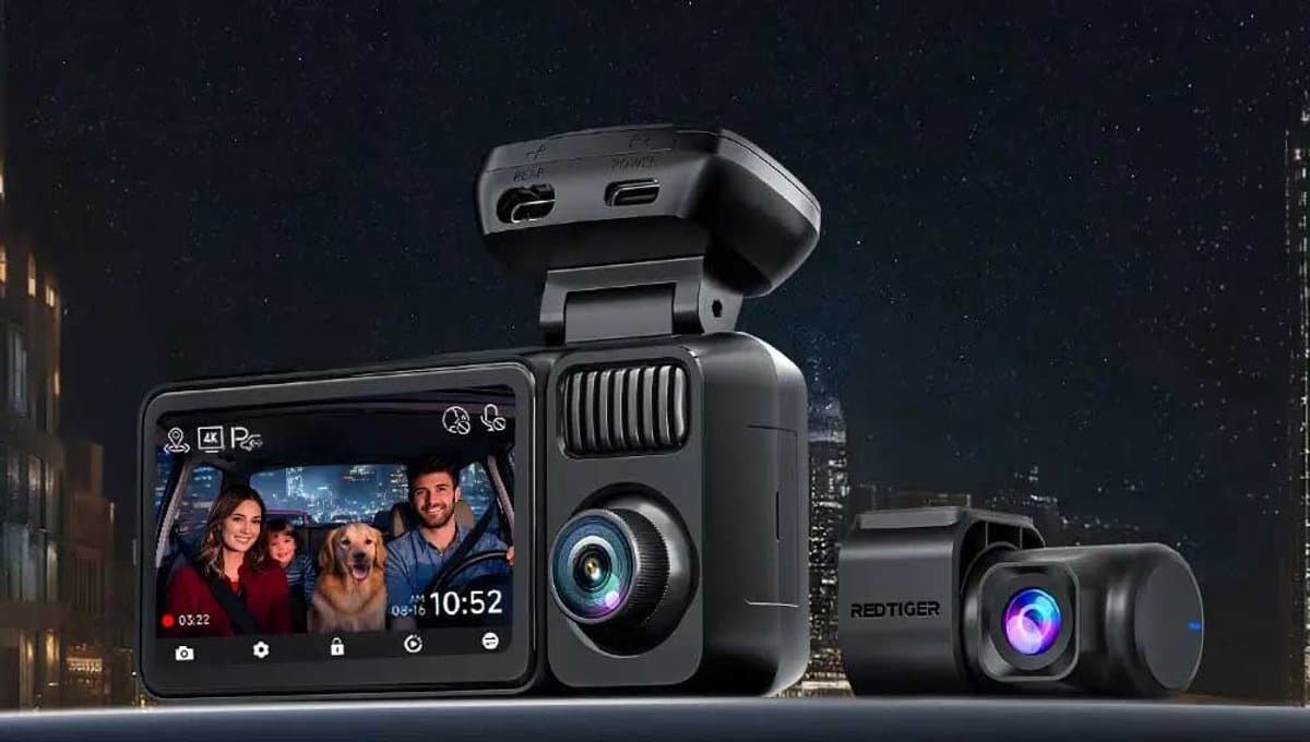 RedTiger F17 Elite 4K 128gb night vision dashcam - 4K + 2x Full HD resolutie met Sony Starvis 2 sensoren – Interieur camera - 128gb Micro SD kaart - 3,0 inch touchscreen Lcd - Wifi en Gps - Parkeerbewaking - G-sensor - Loop recording thumbnail 8