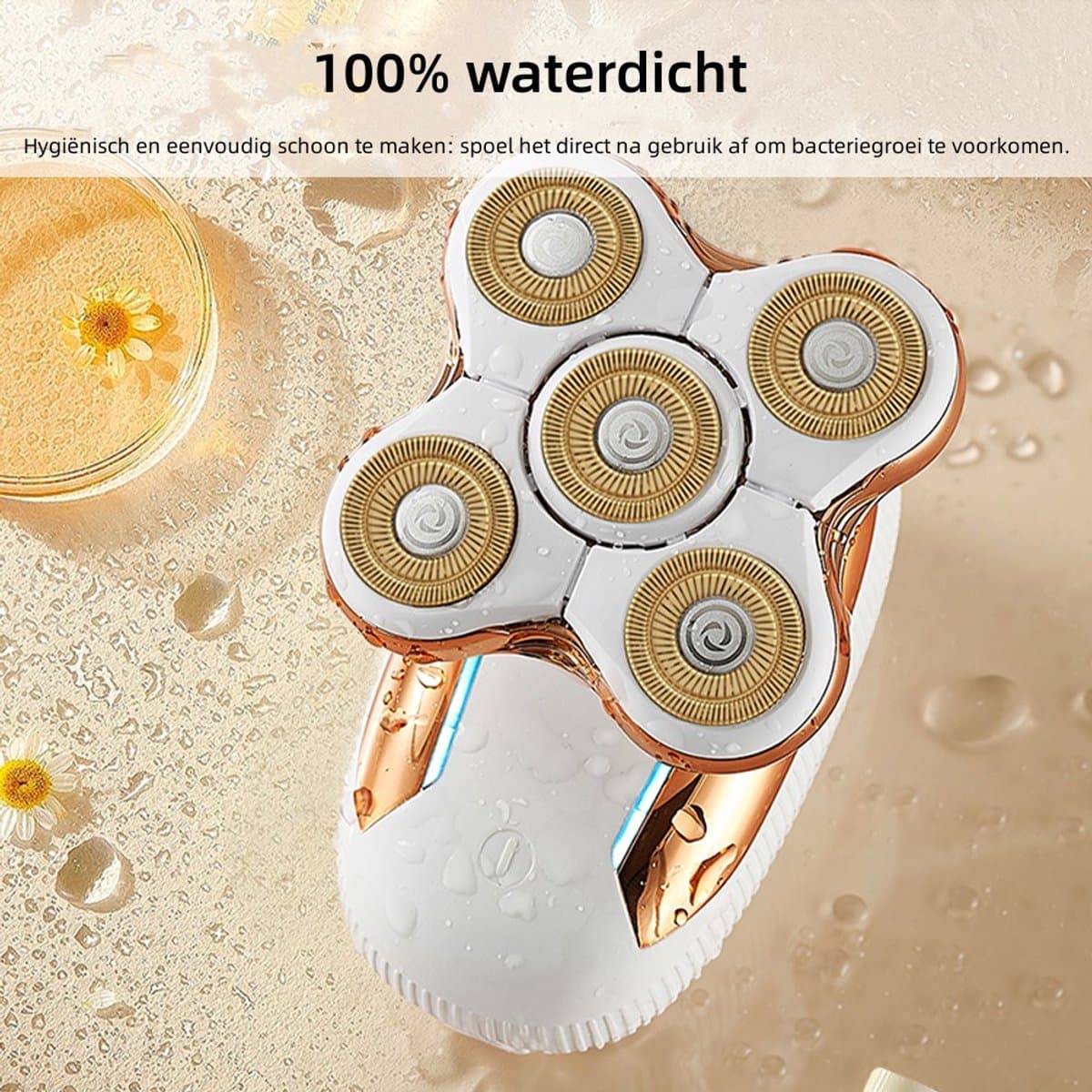 HATTEKER Elektrisch Scheerapparaat voor Vrouwen – Dames Haarverwijderaar voor Benen, Gezicht, Lippen, Lichaam, Armen en Bikinilijn – Waterdichte Lady Trimmer thumbnail 5