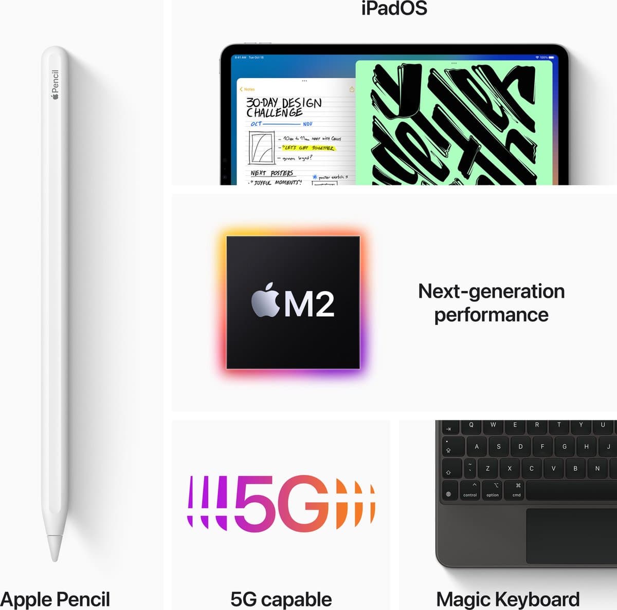 iPad Pro 11-inch (2022) WiFi + 5G: M2-kracht met XDR-display