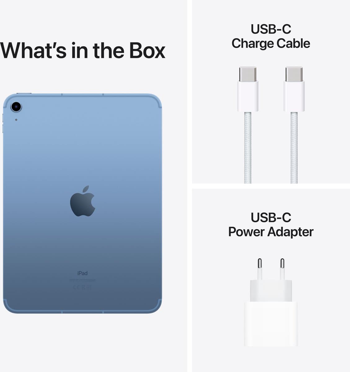 Apple iPad (2022) - 10.9 inch - WiFi + 5G - 64GB - Blauw thumbnail 5