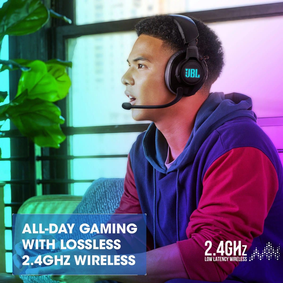 JBL Quantum 610 Wireless - 2,4 GHz en 40 uur thumbnail 2