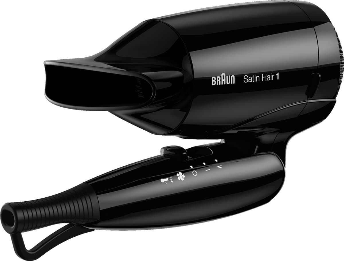 Braun Satin Hair 1 Style&Go BRHD130E Föhn - Reis haardroger - Multivoltage - Inklapbaar thumbnail 8