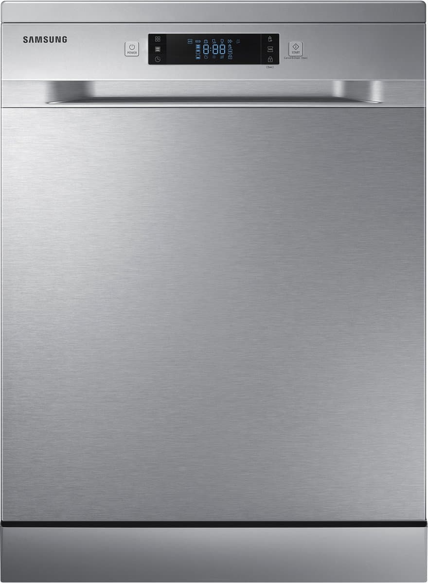 Samsung DW60M6050FS - Vrijstaande vaatwasser - Besteklade - RvS - Uitgestelde start timer - AquaStop-functie - 44 dB - afbeelding 1