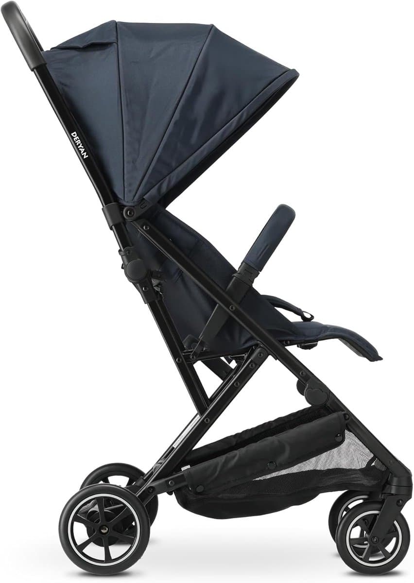 Reisbuggy - Compacte Buggy - Onderweg Slapen - Eén Hand Inklapbaar - Tot 22 kg - Donkerblauw thumbnail 6