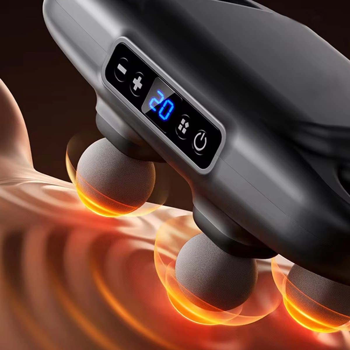 Onbekend Massage Apparaat 4 Koppig - Diepweefsel, 20 standen, USB thumbnail 7