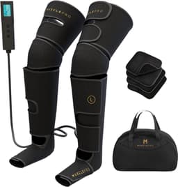 Productfoto van Recovery Boots - Professioneel Beenmassage & Voetmassage apparaat voor Bloedcirculatie - Sport Gym Fitness - Compressie massage - Voet Massage Vermoeide Benen Shiatsu Luchtcompressie Bloedsomloop lymfedrainageapparaat Oedeem