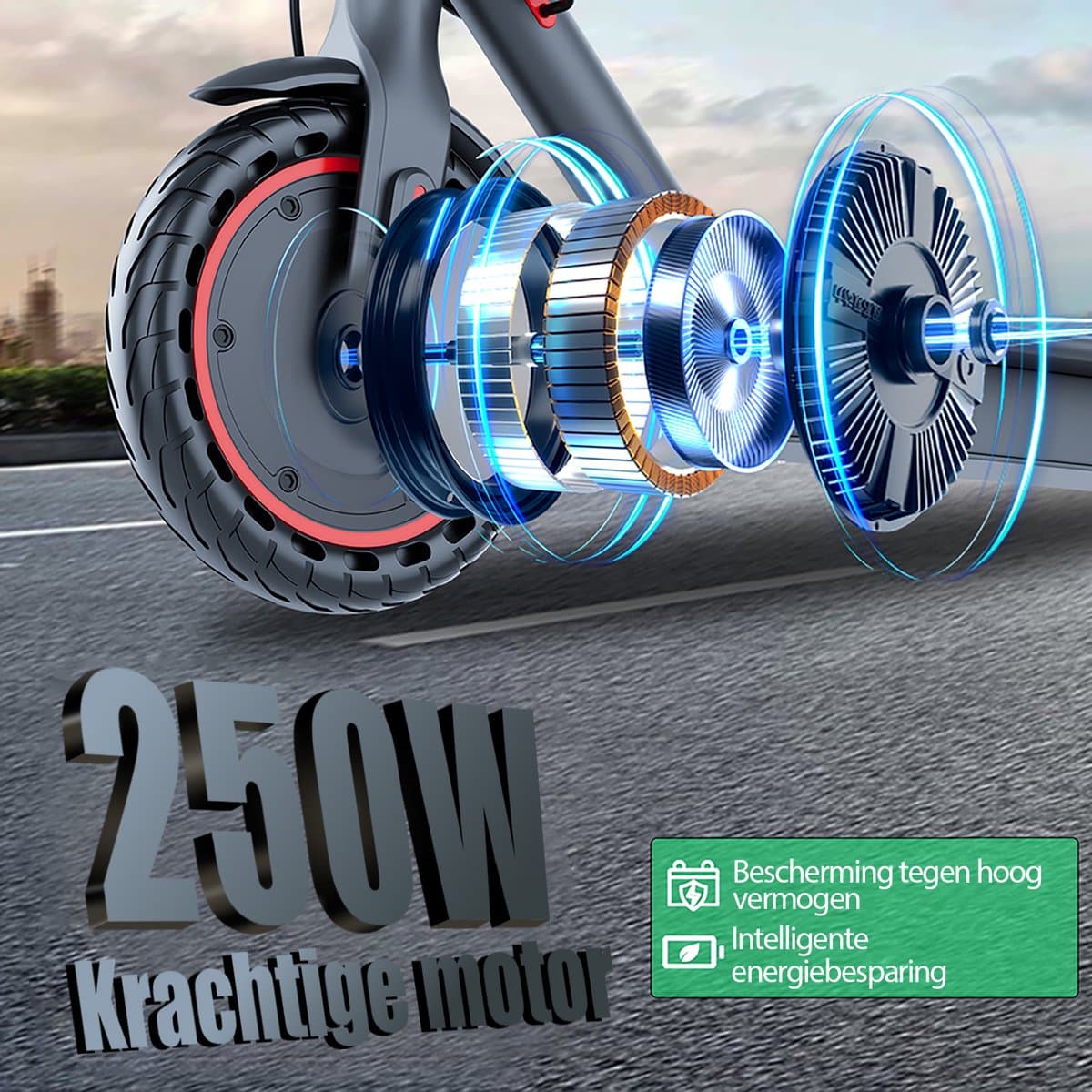 AOVOPRO LP60: 250W e-step met app-bediening en 25 km/u thumbnail 8
