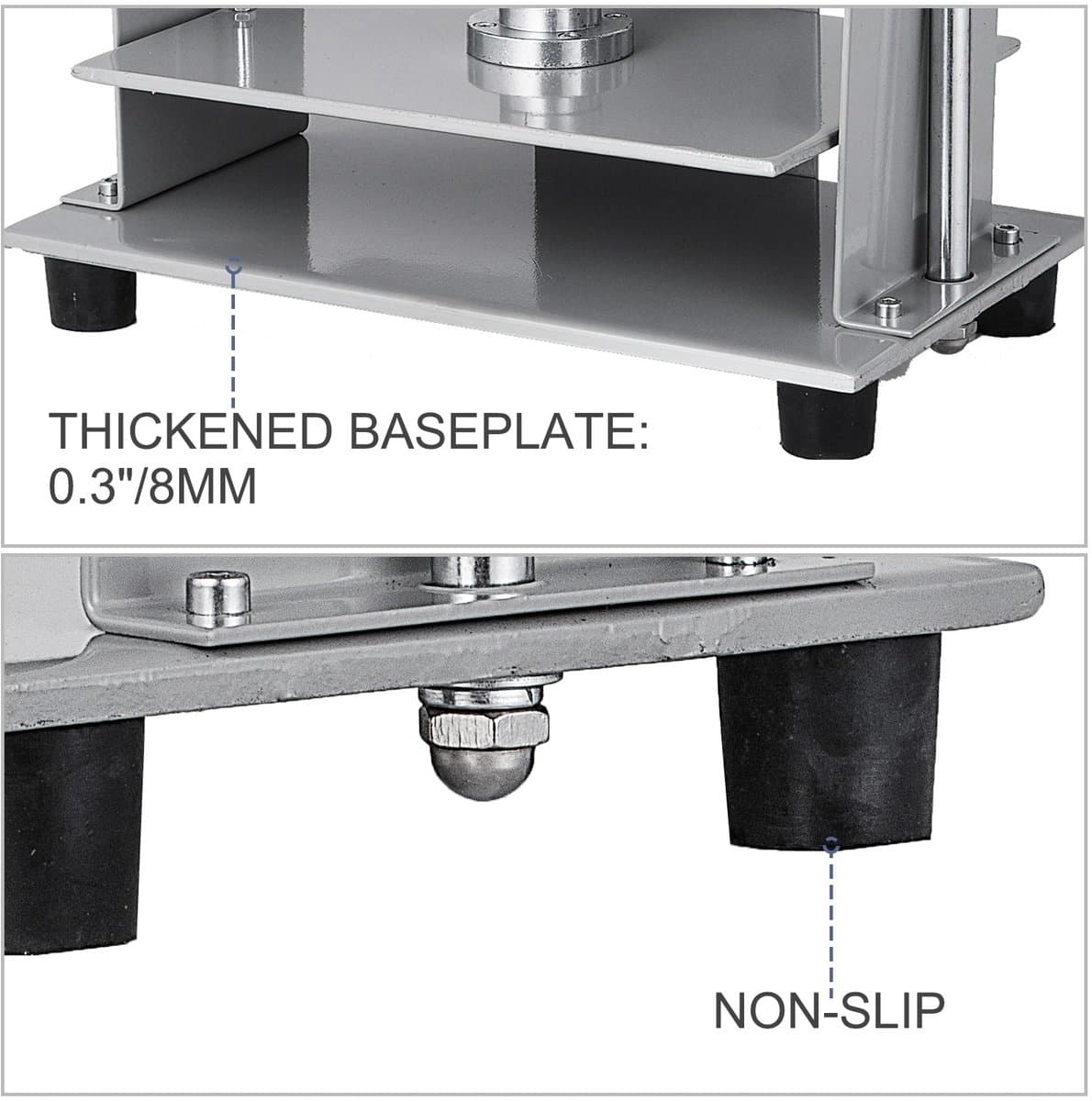 LabelOne Papierpers - Boekenpers - Boekbindpers - A4 formaat - handmatig - perskracht tot 1500 kg - afvlakkingsdikte tot 150 mm thumbnail 4
