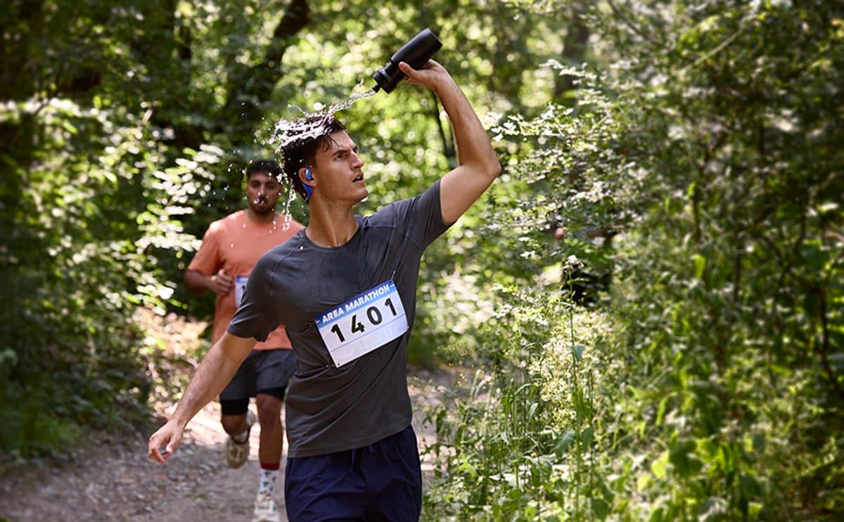 JBL Endurance Pace - Draadloze Open Ear Oortjes met Nekband - Sport Oordopjes - Bluetooth - Hardlopen - 10 uur - IP68 - Wit thumbnail 6
