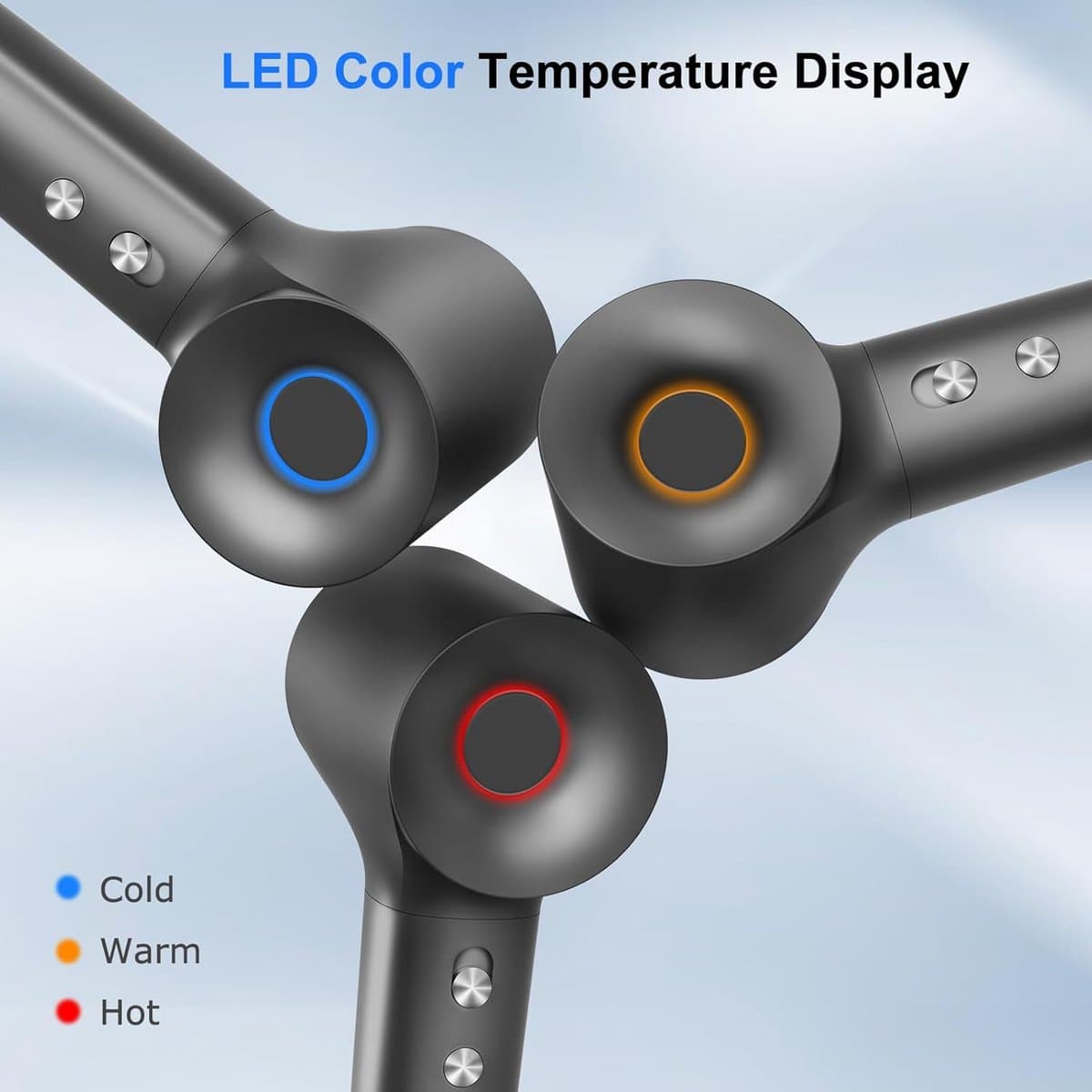 Vendoria Haardroger – Professionele Salonföhn met BLDC Motor – 110000 RPM – Sneldrogend – Ionische Technologie – Constante Temperatuur - Grijs thumbnail 6