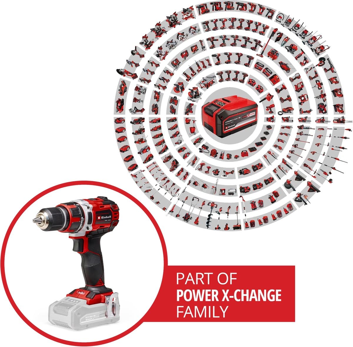 Einhell TP-CD 18/50 Li BL - krachtige accu-boor met Power X-Change thumbnail 6