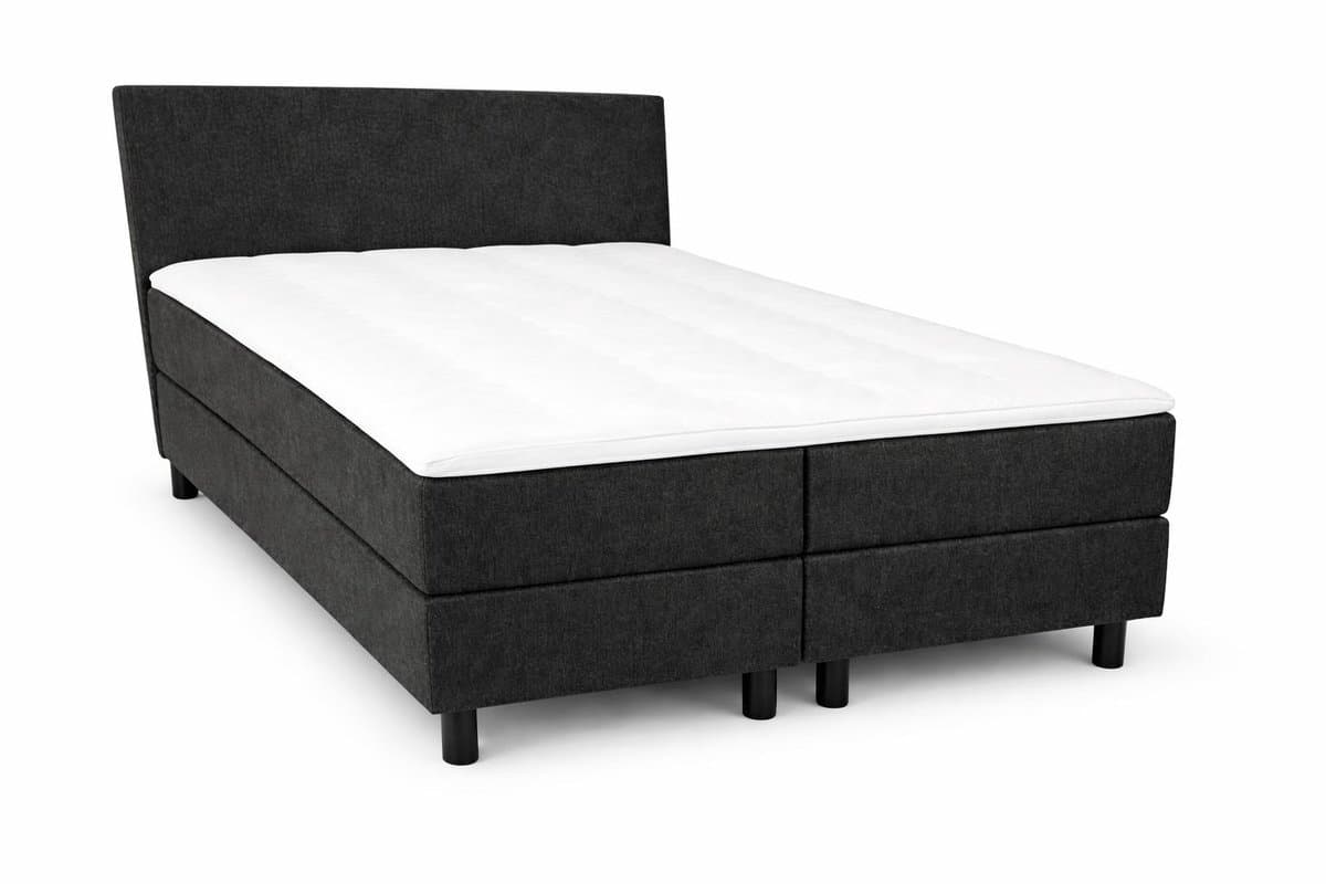 Boxspring SleepEase - 180x200 Compleet - Antraciet Glad - Golden Matrassen Zeeland thumbnail 3