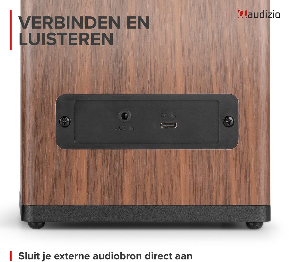Audizio BS20: draadloze boekenplank speakers met 60 uur accu thumbnail 6