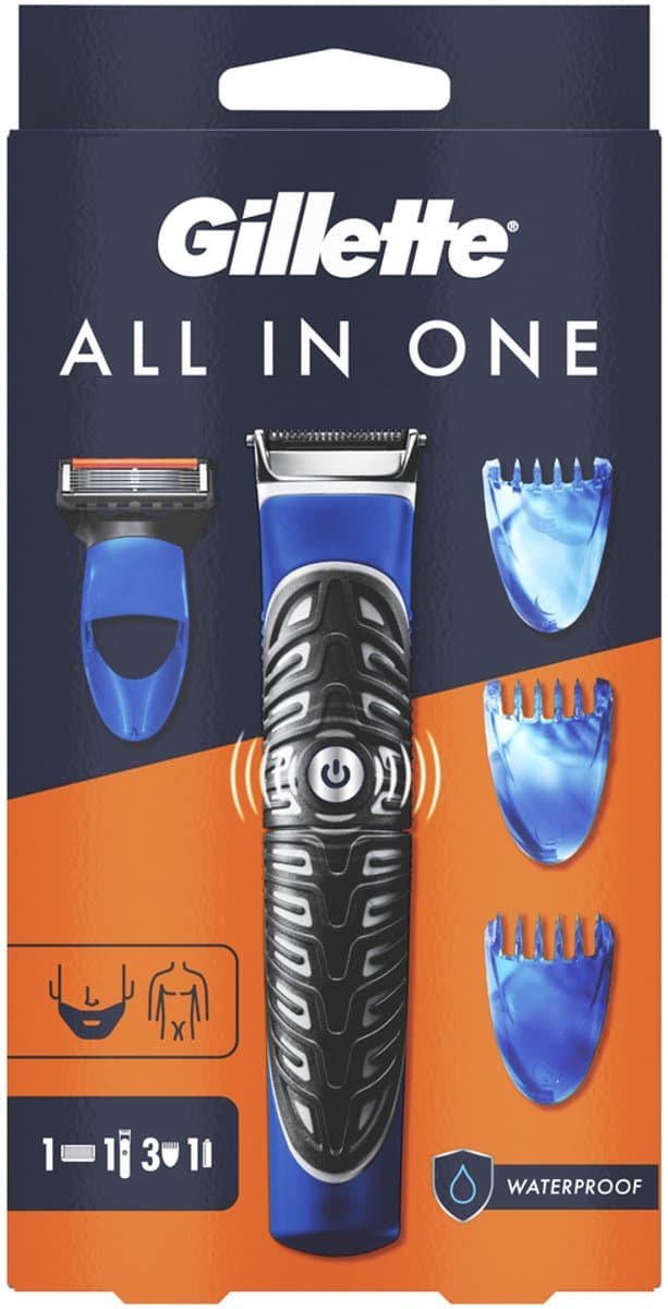 Gillette All In One: scheren, trimmen & contouren - waterdicht thumbnail 3