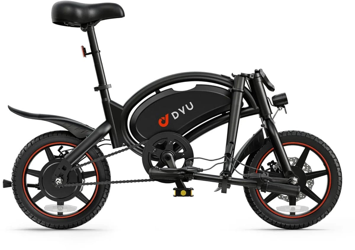 DYU D3F(S) - Elektrische fiets - Elektrische stadsfietsen - 16 inch - 36V 10AH - Met trapondersteuning - Schokabsorptie - elektrische vouwfiets thumbnail 4