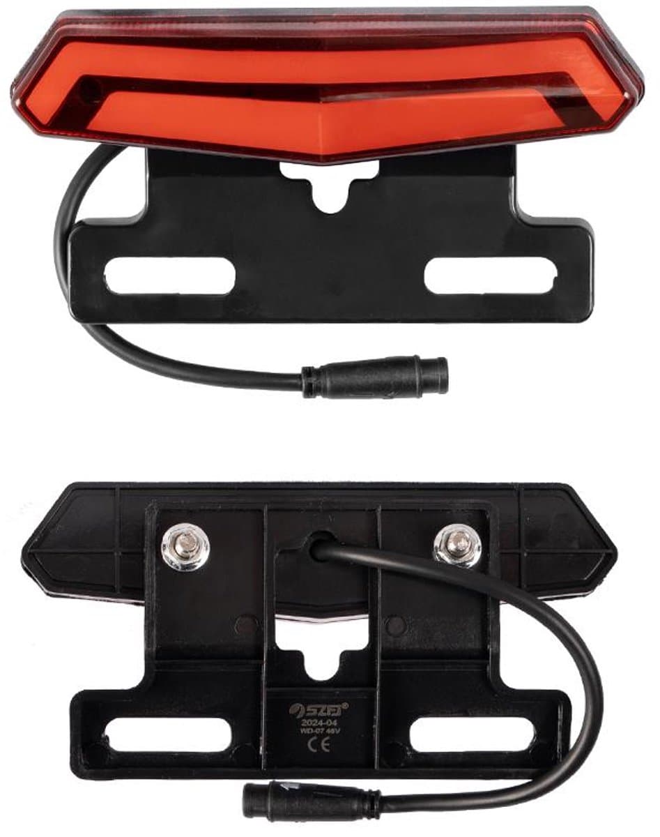 LED Achterlicht voor Fatbike V20 – Remlichtfunctie – Heldere Achterlamp met Montagebeugel thumbnail 2