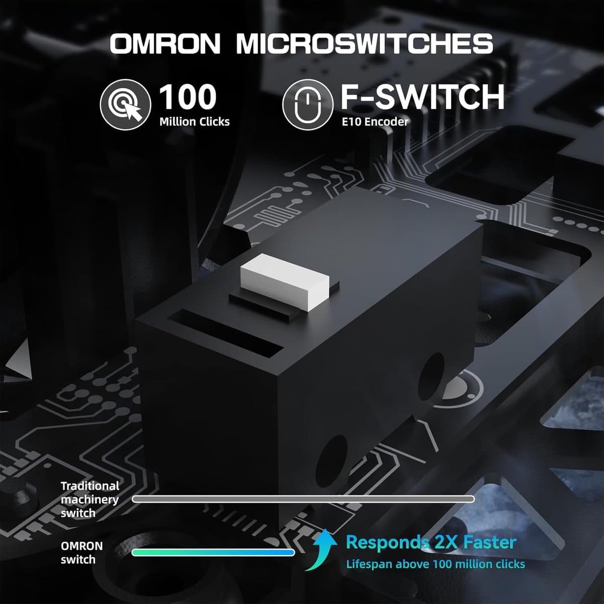 ATTACK SHARK R5 Ultra - Gamingmuis - Koolstofvezel Behuizing - 39g Ultralicht - HyperSpeed Draadloos - 2.4G / Bluetooth / USB-C Bedraad - PAW3950MAX Sensor - 8000Hz Pollingsnelheid - 42.000 DPI - Windows & Mac - Zwart thumbnail 7