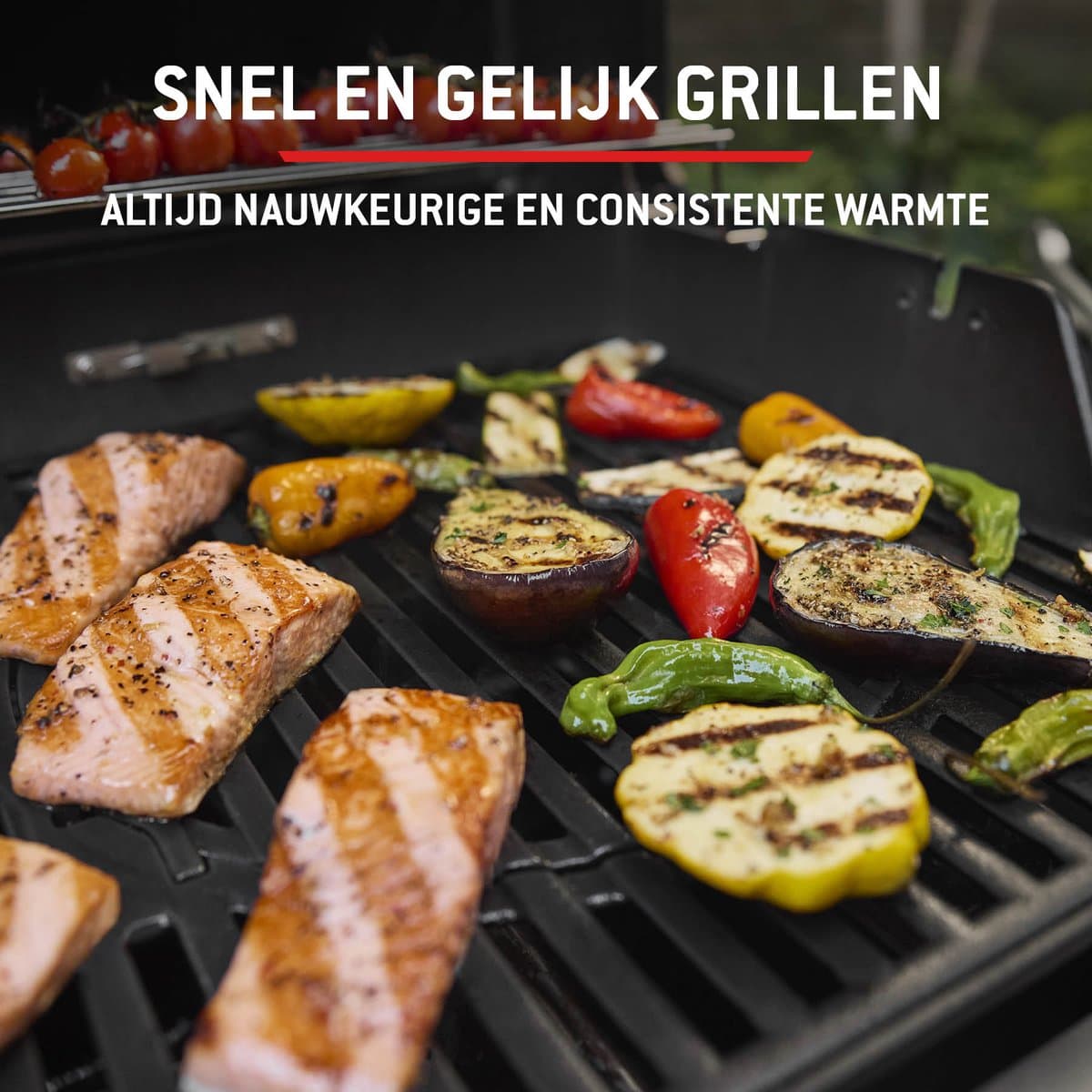 Weber Spirit E-410 - Gasbarbecue - Zwart - 4 Branders met 8,2 kW vermogen - Porselein geëmailleerde gietijzeren grillrooster - 2 Zijtafels - 2 Duurzame wielen - Kast met deur thumbnail 8