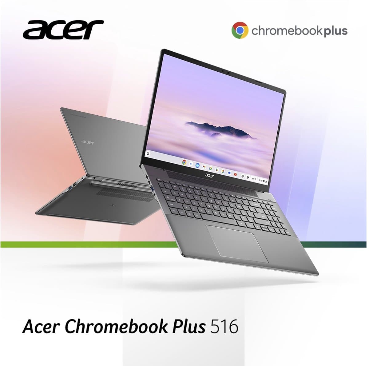 Acer Chromebook Plus 516 - 16 inch scherm met AI-features
