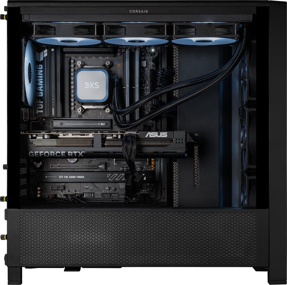 Scan 3XS Systems Revenge – Powered by ASUS – Stage 6 Gaming PC – Corsair FRAME 4000D - RTX 5070 Ti - Ryzen 7 7800X3D – Corsair DDR5 32GB – WD Black 2TB SSD – 4K High Gaming thumbnail 2