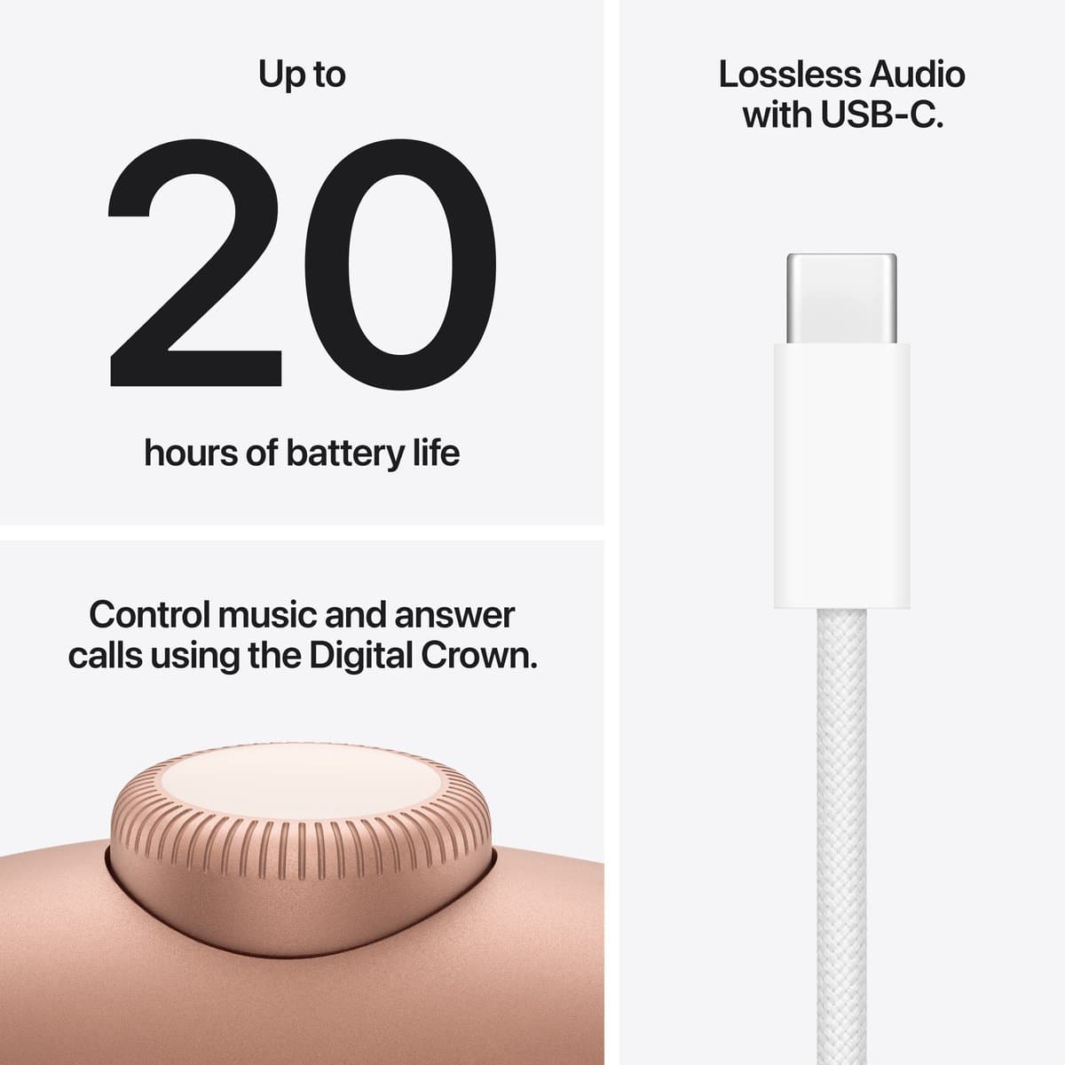 Apple AirPods Max 2 – hoofdtelefoon – draadloos – oranje thumbnail 2