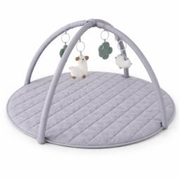 Productfoto van Laavir Baby Speelkleed met Boog - Ronde Babygym Grijs