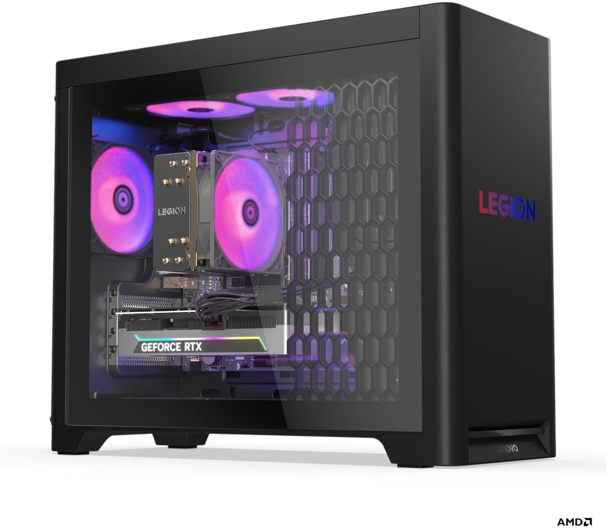 Lenovo Legion T5 30AGB10 90YJ0094MH - Gaming PC - NVIDIA RTX 5060 Ti 8gb - 1080p-1440p - Ryzen 5 7600 - 32 GB DDR5 - 1 TB SSD - Wi-Fi 7 - Windows 11 Home