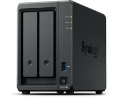 Synology DiskStation DS725+ - NAS - 2 bay (plus 2x M.2 slots) - 4GB DDR4 - 0TB - 1x 1G - 1x 2.5G netwerk