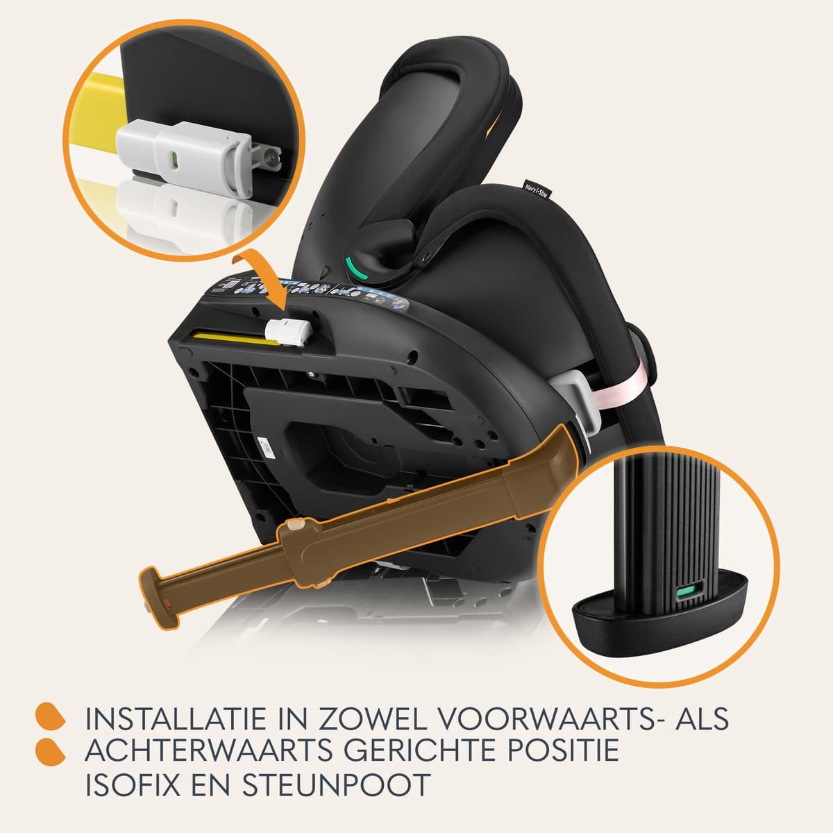 Lionelo Navy i-Size - 360° draaibaar, groeit tot 150 cm thumbnail 7