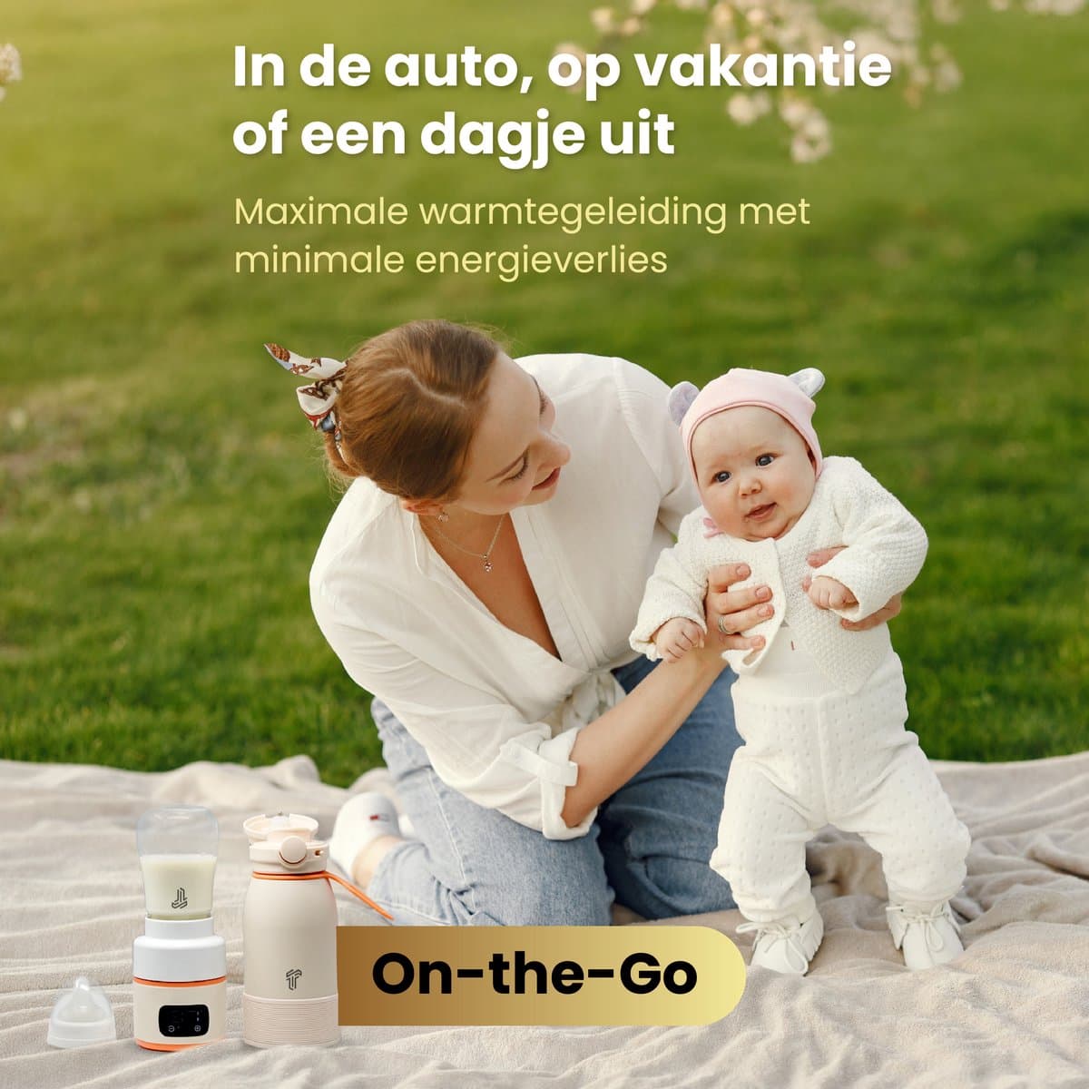 2-1 Flessenwarmer Baby - 2/5 min warm- 500ML–Flessenwarmer voor onderweg–Thermosfles – USB-C Oplaadbaar Trennety® ThermiGo™ thumbnail 6